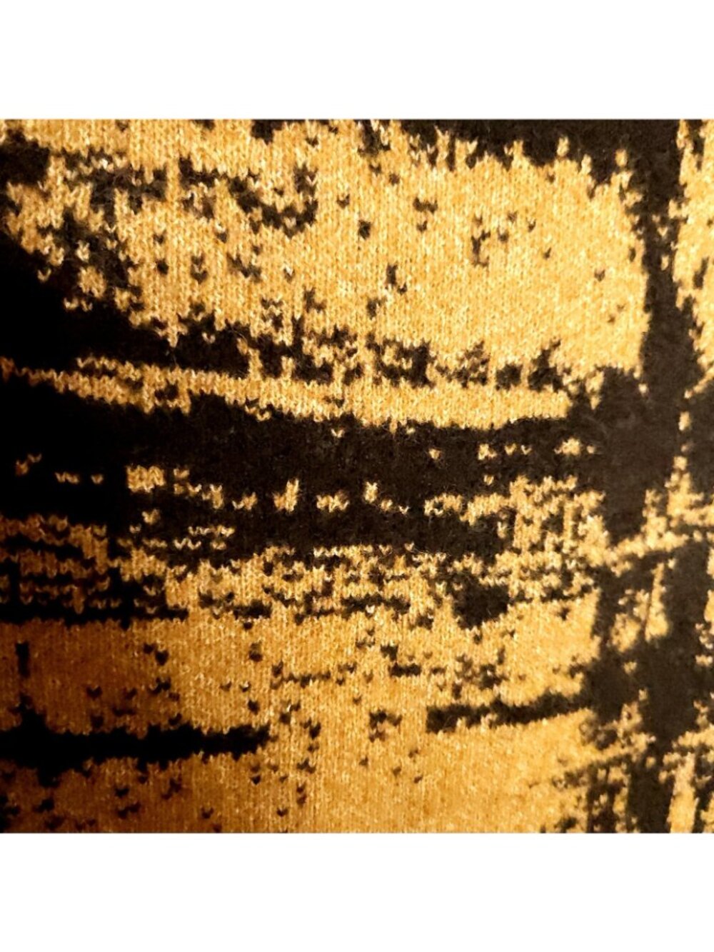 Worthington Womens Plus New Brown Black Abstract Sweater Knit Maxi Skirt 0X - Picture 3 of 6